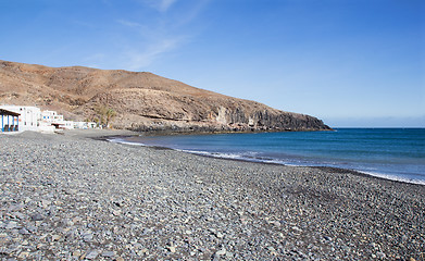 Image showing Giniginamar Beach in Fuerteventura in Spain