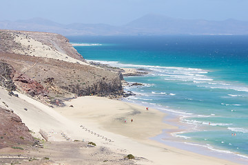 Image showing Mal Nombre beach on the south east coast of Fuerteventura