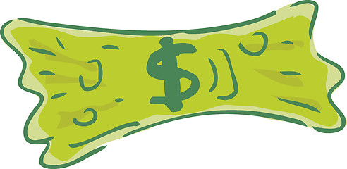 Image showing Stretched dollar