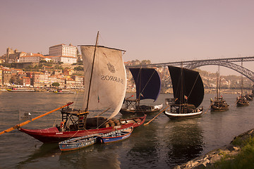 Image showing EUROPE PORTUGAL PORTO RIBEIRA OLD TOWN DOURO RIVER