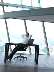 Image showing young business man at office