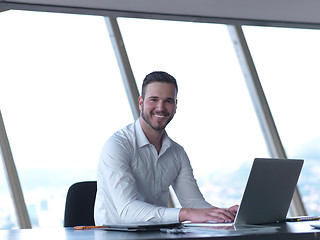 Image showing young business man at office