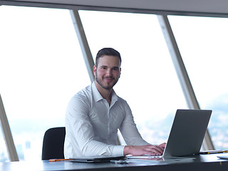 Image showing young business man at office