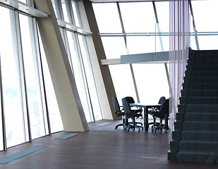 Image showing modern office meeting room interior