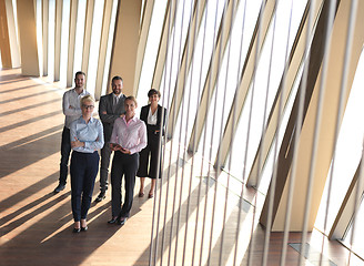 Image showing business people group standing together