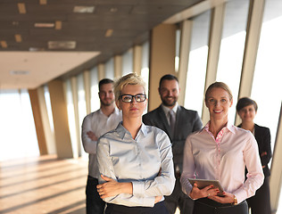 Image showing business people group standing together