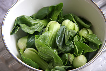 Image showing Green vegetables