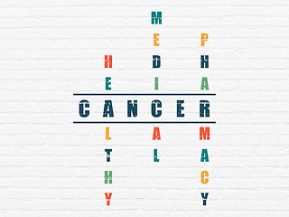 Image showing Medicine concept: Cancer in Crossword Puzzle