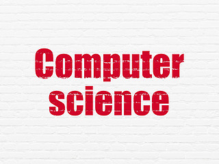 Image showing Science concept: Computer Science on wall background