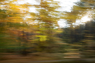 Image showing Blurred Autumn Season