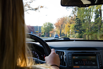 Image showing Car Driving