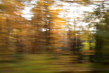 Image showing Blurred Autumn Season