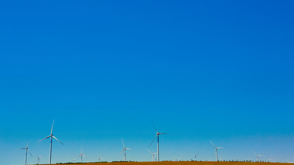 Image showing Eco power, wind turbines