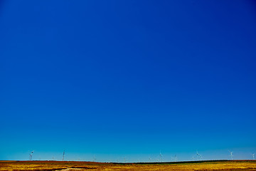 Image showing Eco power, wind turbines