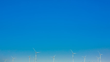 Image showing Eco power, wind turbines