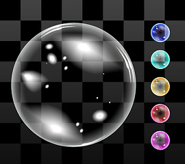 Image showing Bubble soap vector