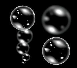 Image showing Bubble soap vector