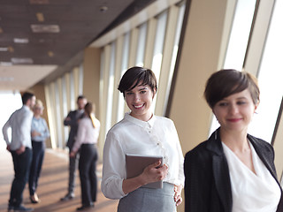 Image showing business people group standing together