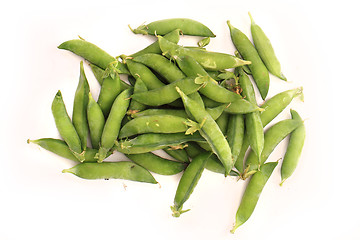 Image showing green pea isolated
