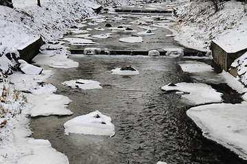 Image showing cold river in the winter