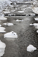 Image showing cold river in the winter