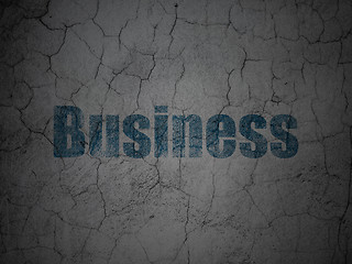 Image showing Finance concept: Business on grunge wall background