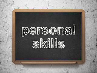 Image showing Learning concept: Personal Skills on chalkboard background