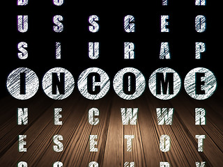 Image showing Business concept: Income in Crossword Puzzle