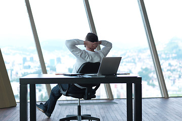 Image showing young business man at office