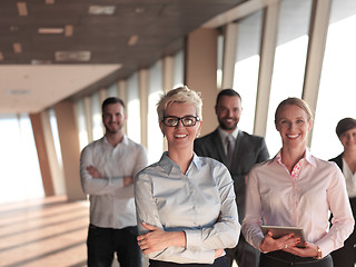 Image showing business people group standing together