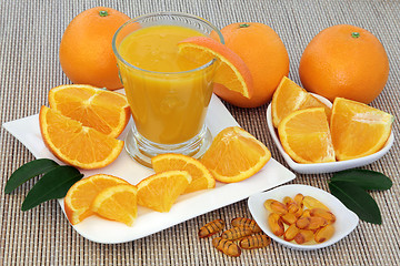 Image showing Fresh Orange Juice