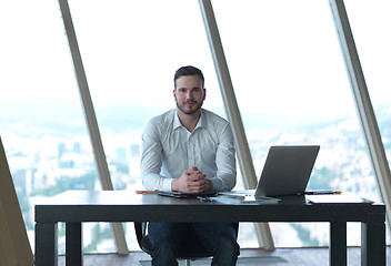 Image showing young business man at office