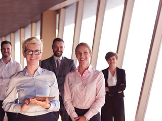 Image showing business people group standing together