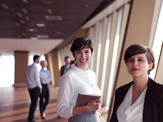 Image showing business people group standing together