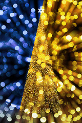 Image showing christmas tree from lights