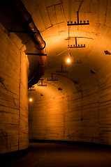 Image showing Old industrial tunnel