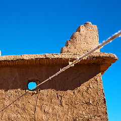 Image showing moroccan old wall and brick in antique city