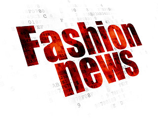 Image showing News concept: Fashion News on Digital background