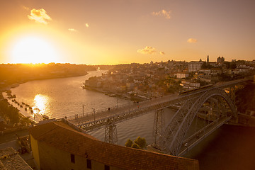 Image showing EUROPE PORTUGAL PORTO RIBEIRA OLD TOWN DOURO RIVER