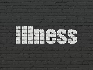 Image showing Health concept: Illness on wall background