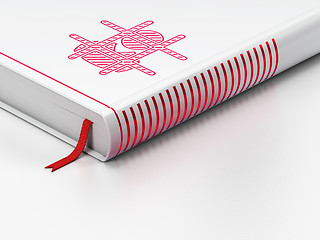 Image showing Law concept: closed book, Criminal on white background