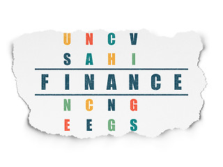 Image showing Banking concept: Finance in Crossword Puzzle