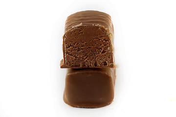 Image showing Chocolate enrobed milk cheese