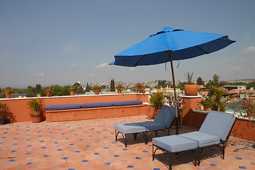 Image showing Roof terrace