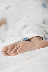 Image showing Feet of woman