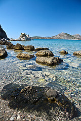 Image showing Coast in Greece Peloponese