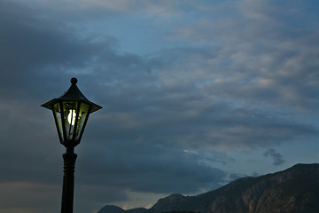 Image showing Lamp in the sky