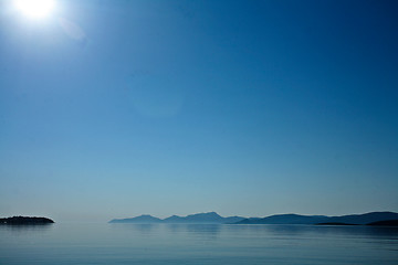 Image showing Morning mist  Peloponese in Greece 