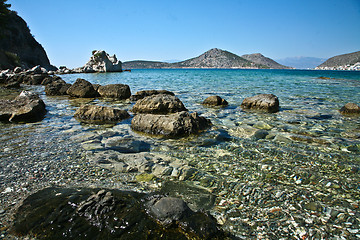 Image showing Coast in Greece Peloponese