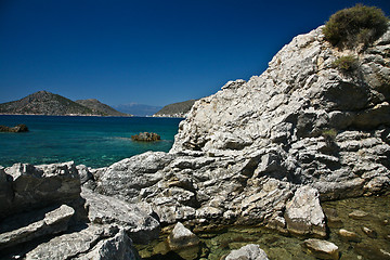 Image showing Coast in Greece Peloponese